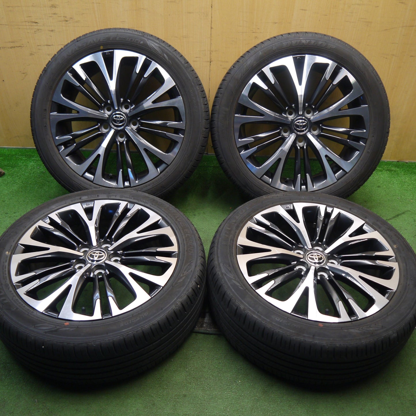 バリ溝!21年!9.5分★トヨタ ヤリスクロス 純正 215/50R18 ダンロップ エナセーブ EC300+ 18インチ PCD114.3/5H★5082510Hノ