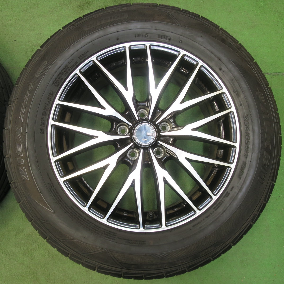 バリ溝!24年!9.5分★225/65R17 ファルケン ZIEX ZE914 VENES TREAD ヴェネス トレッド 17インチ PCD114.3/5H★5042605イノ