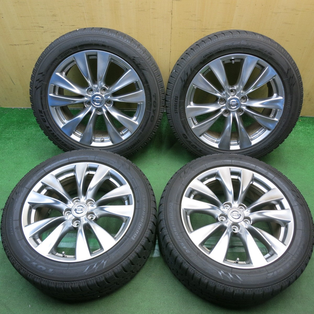 バリ溝！9.5分◎日産 Y51 フーガ 純正 245/50R18 スタッドレス