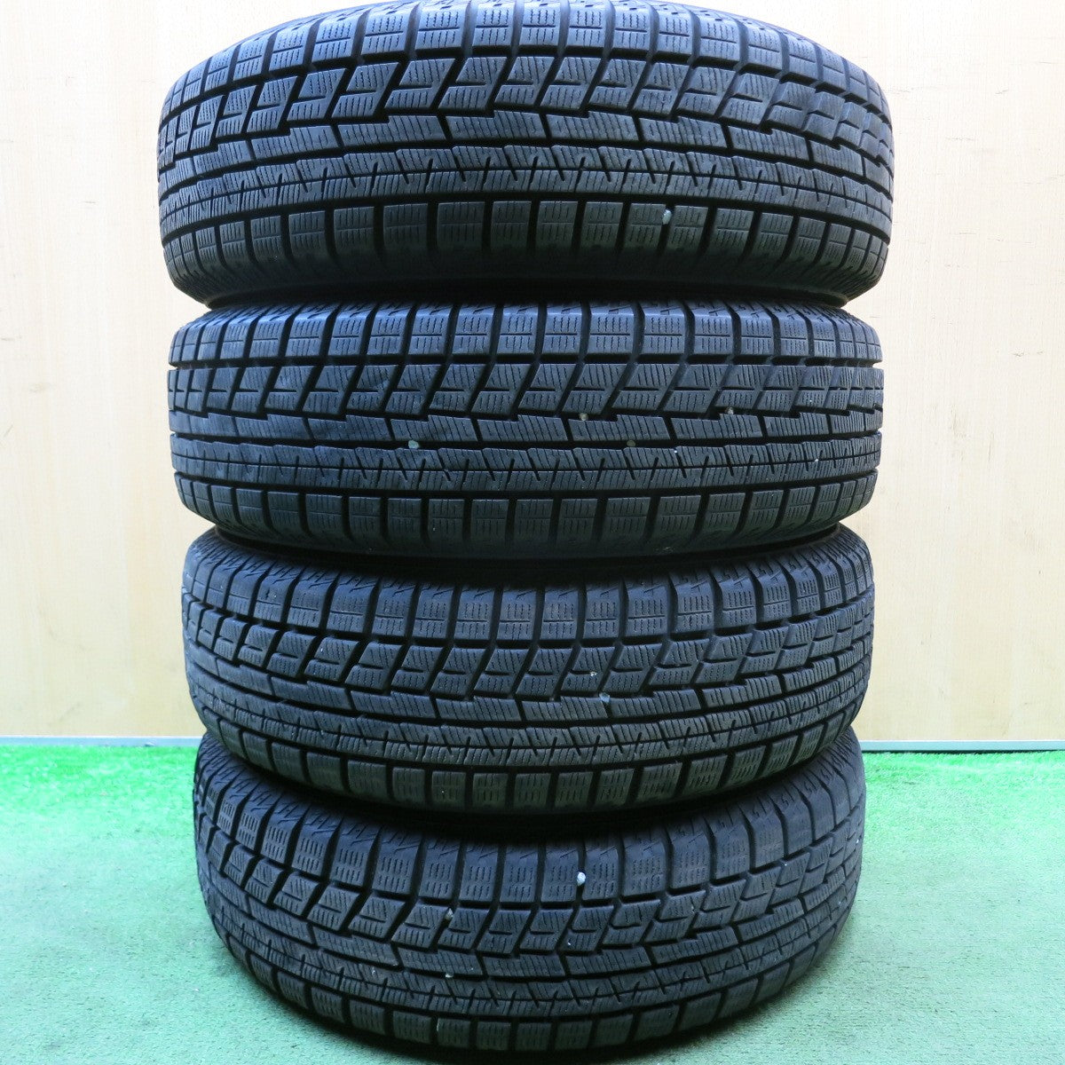 バリ溝!23年!9分★スタッドレス 155/65R13 ヨコハマ アイスガード iG60 社外 アルミ 13インチ PCD100/4H★5092803HAス