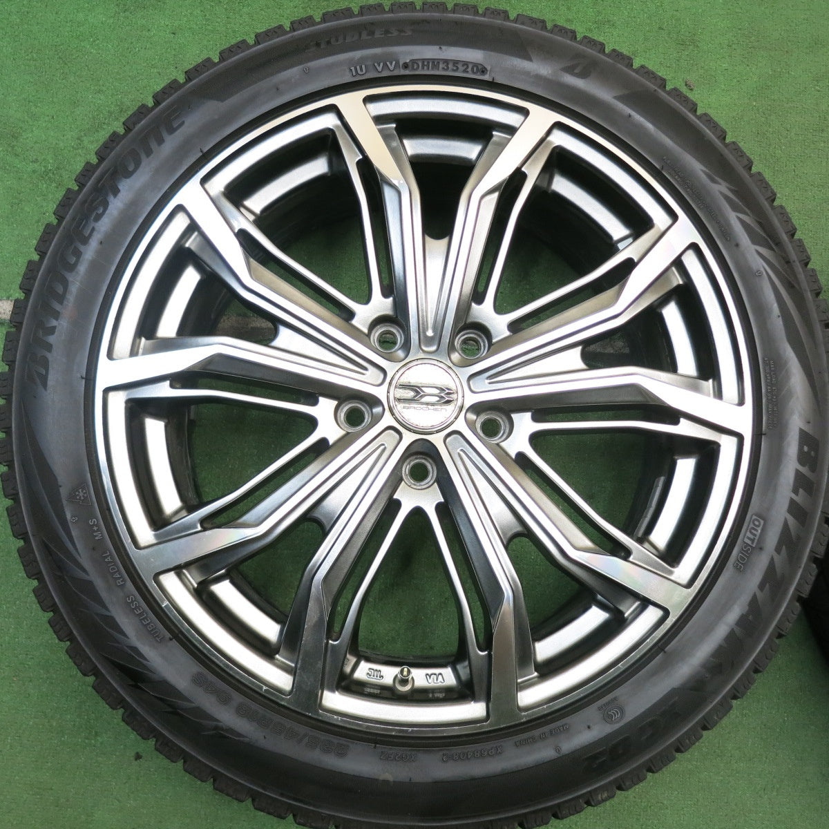 4本価格★BROCKEN DS25 235/45R18 スタッドレス ブリヂストン ブリザック XG02 ブロッケン 18インチ PCD114.3/5H★5070802HAス