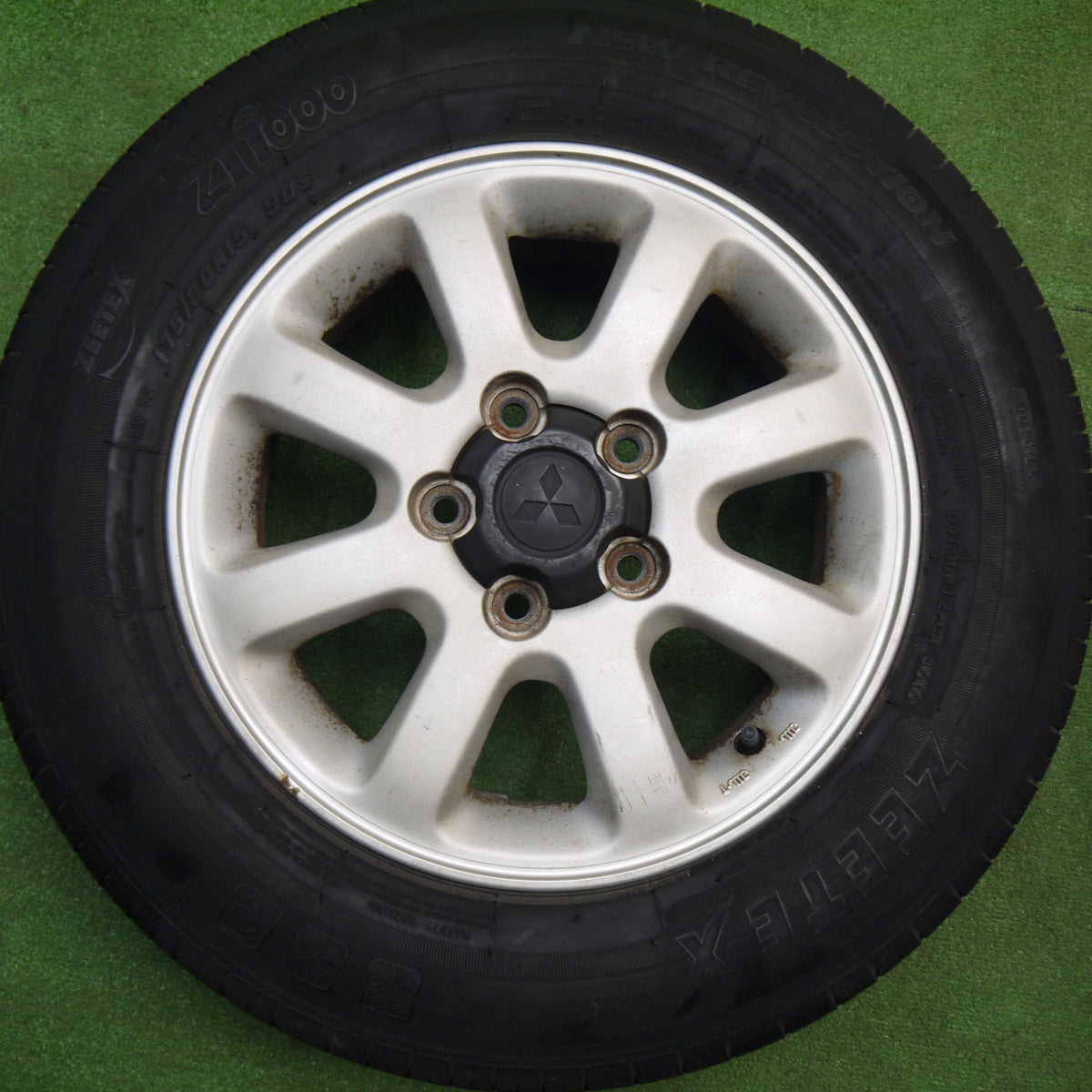 4本価格★三菱 パジェロミニ 純正 175/80R15 ジーテックス ZTiooo NEW REVOLUTION 15インチ PCD114.3/5H★5120506Hノ