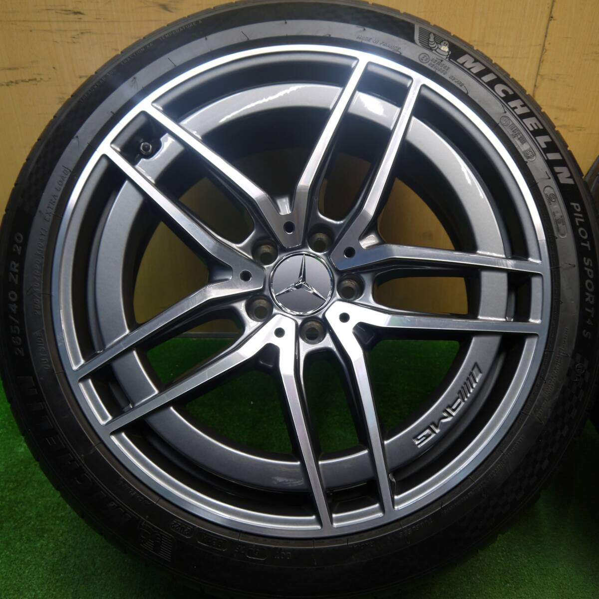 新車外し 22年★ベンツ R232 SL43 純正 AMG 265/40R20 295/35R20 ミシュラン パイロットスポーツ4S PCD112/5H★5031406Hノ