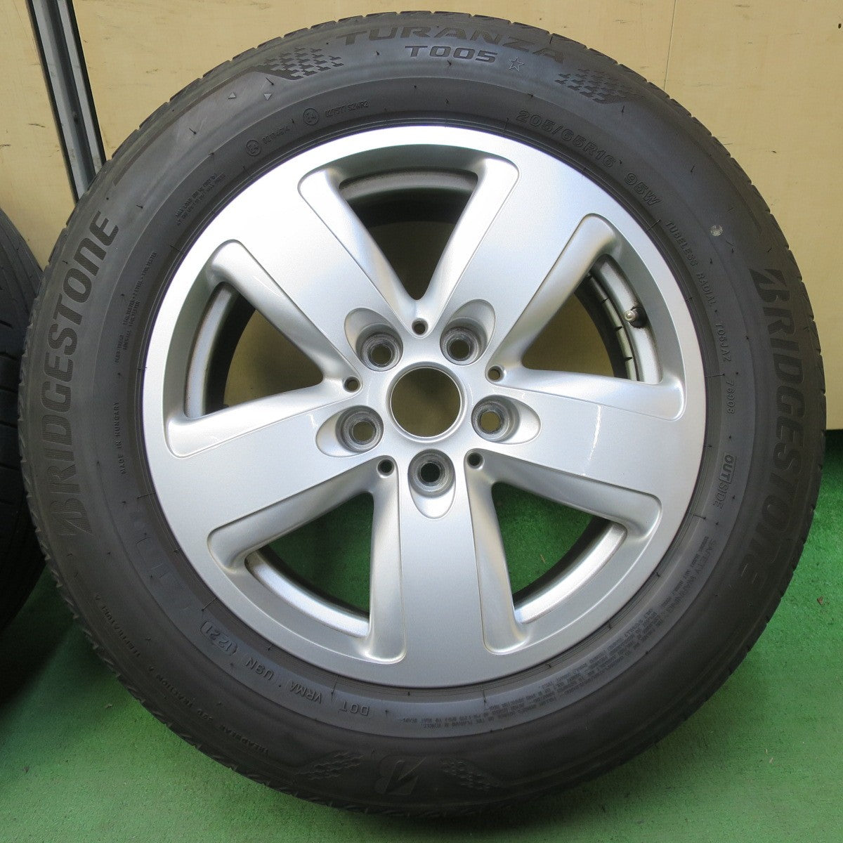 4本価格!21年★MINI F60 ミニ クロスオーバー 純正 205/65R16 ブリヂストン トランザ T005 16インチ PCD112/5H★5090103イノ