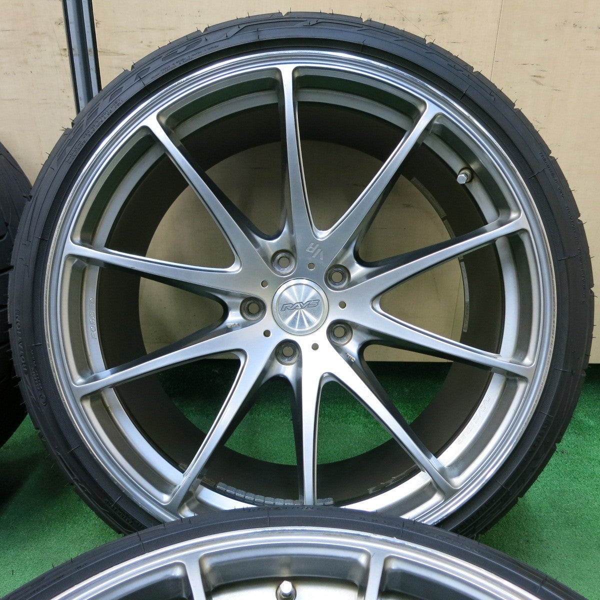 バリ溝 22年 9分★RAYS VOLK RACING G25 Limited Edition 225/35R20 245/35R20 ニットー NT555 G2 レイズ 114.3/5H★4082006SYノ