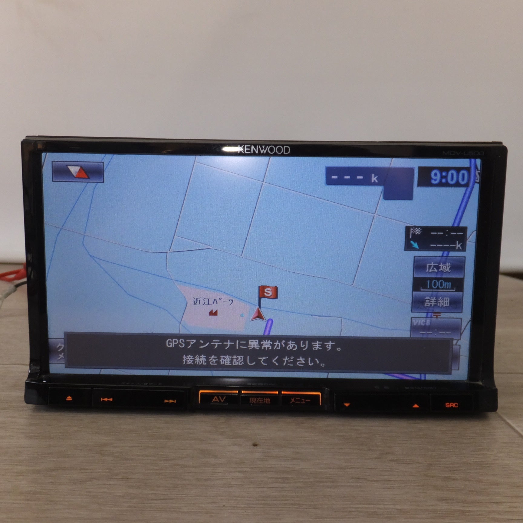 KENWOOD ケンウッド メモリーナビ MDV-L500 ☆地図データ 2012年