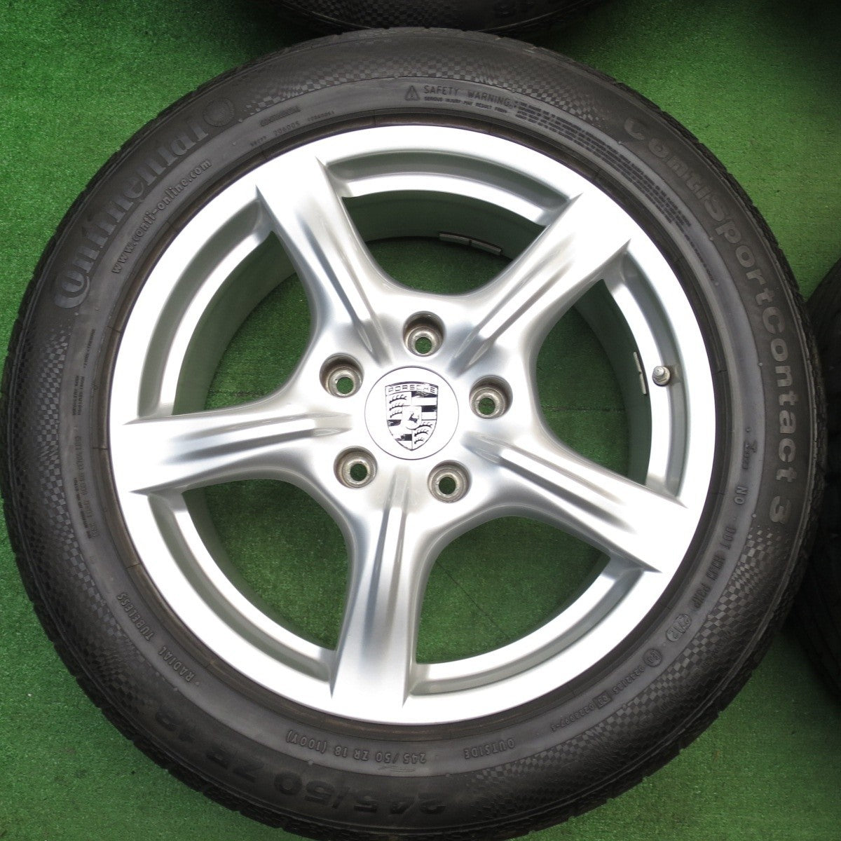 キレイ★ポルシェ パナメーラ 970 純正 245/50R18 275/45R18 コンチネンタル 18インチ PCD130/5H★5040203KKノ