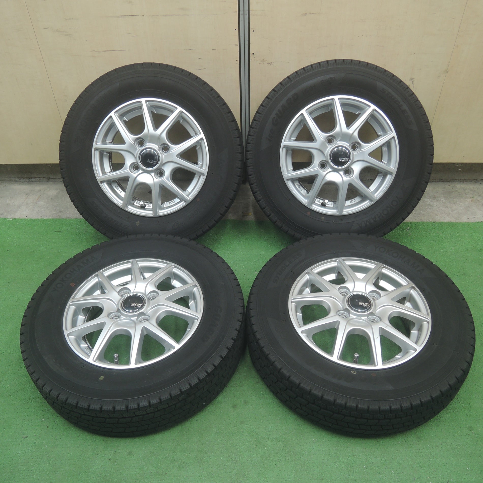 バリ溝！22年！9分☆スタッドレス 145/80R12 80/78N ヨコハマ アイス