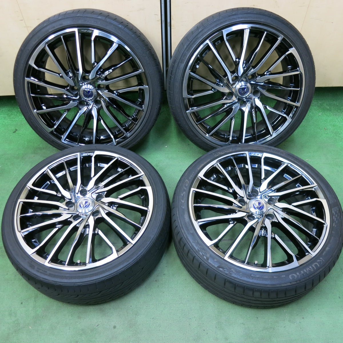 バリ溝!キレイ!8.5分★RAYS VERSUS STRATAGIA Avventura 215/40R18 グッドイヤー LS2000 クムホ PS71 レイズ ベルサス ストラテジーア アベントゥーラ PCD114.3/5H★5082202SKノ
