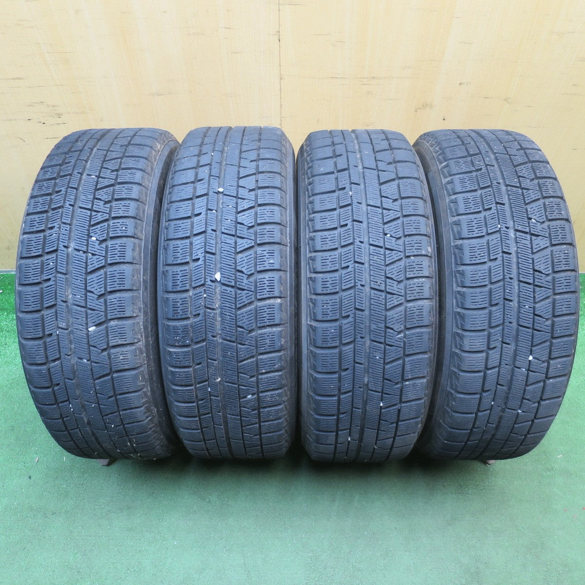 バリ溝!9.5分◎RAYS GARCIA REVOLVER 205/60R16 スタッドレス ヨコハマ アイスガード iG50 プラス レイズ ガルシア リボルバー 16インチ PCD139.7/6H◎6060801NJス