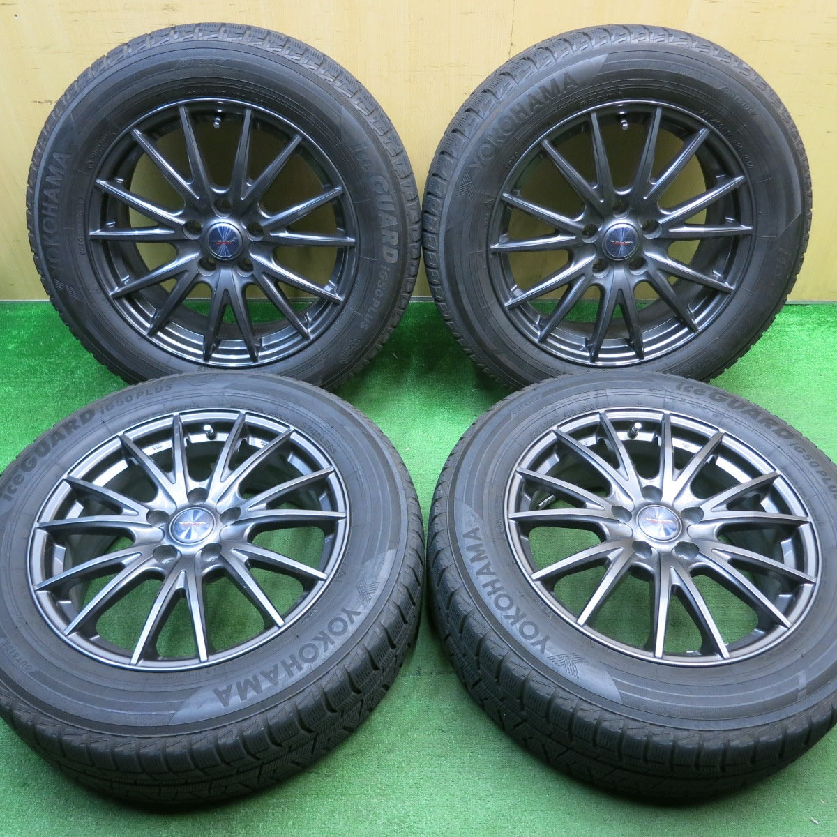 バリ溝!キレイ!8.5分★スタッドレス 225/60R17 ヨコハマ アイスガード iG50 プラス VELVA SPORT ヴェルヴァ スポーツ 17インチ PCD114.3/5H★5042201NJス
