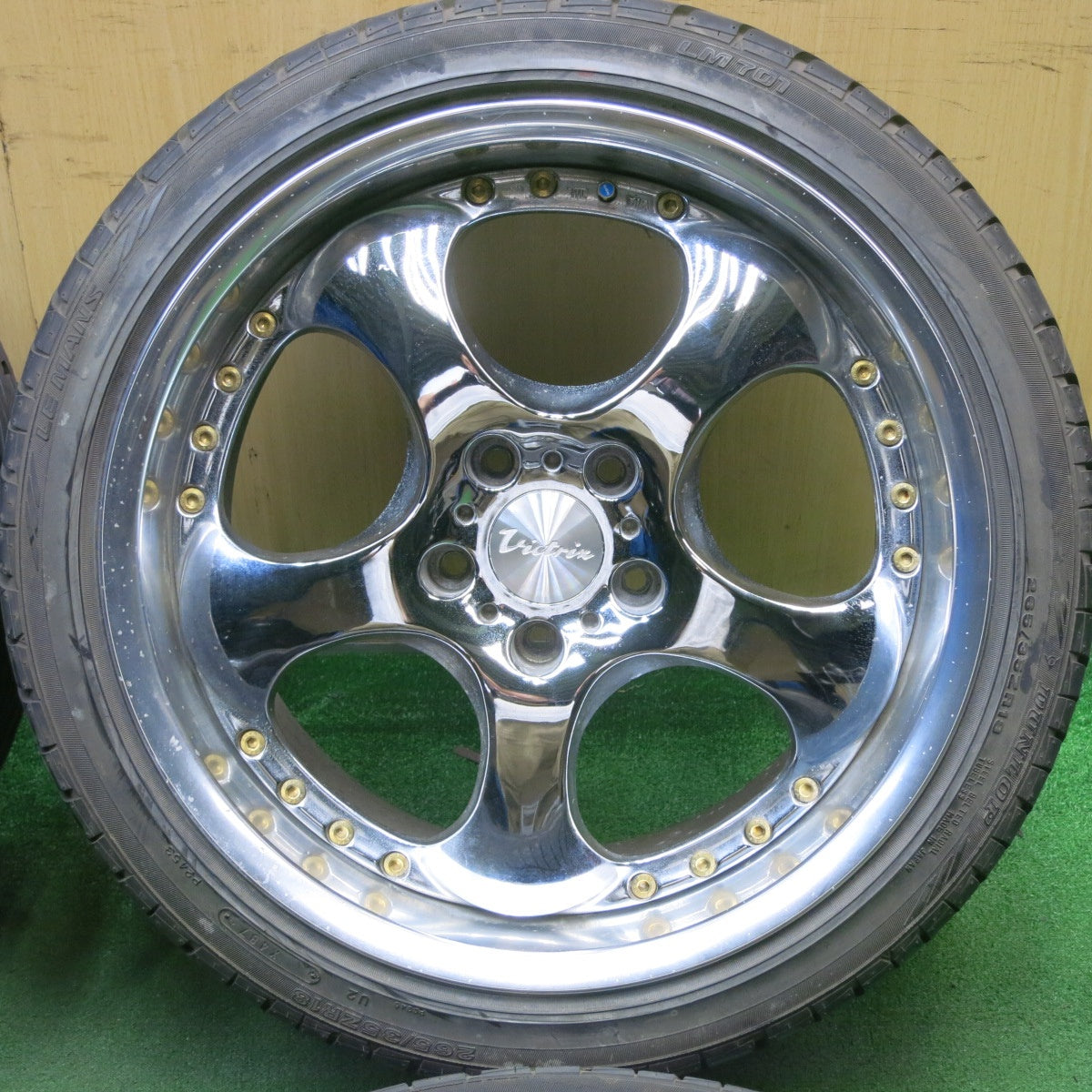4本価格★RAYS Victrix PLEASURE 235/40R18 265/35R18 ダンロップ LE MANS LM701 レイズ ヴィクトリクス 18インチ PCD114.3/5H★5041809TNノ