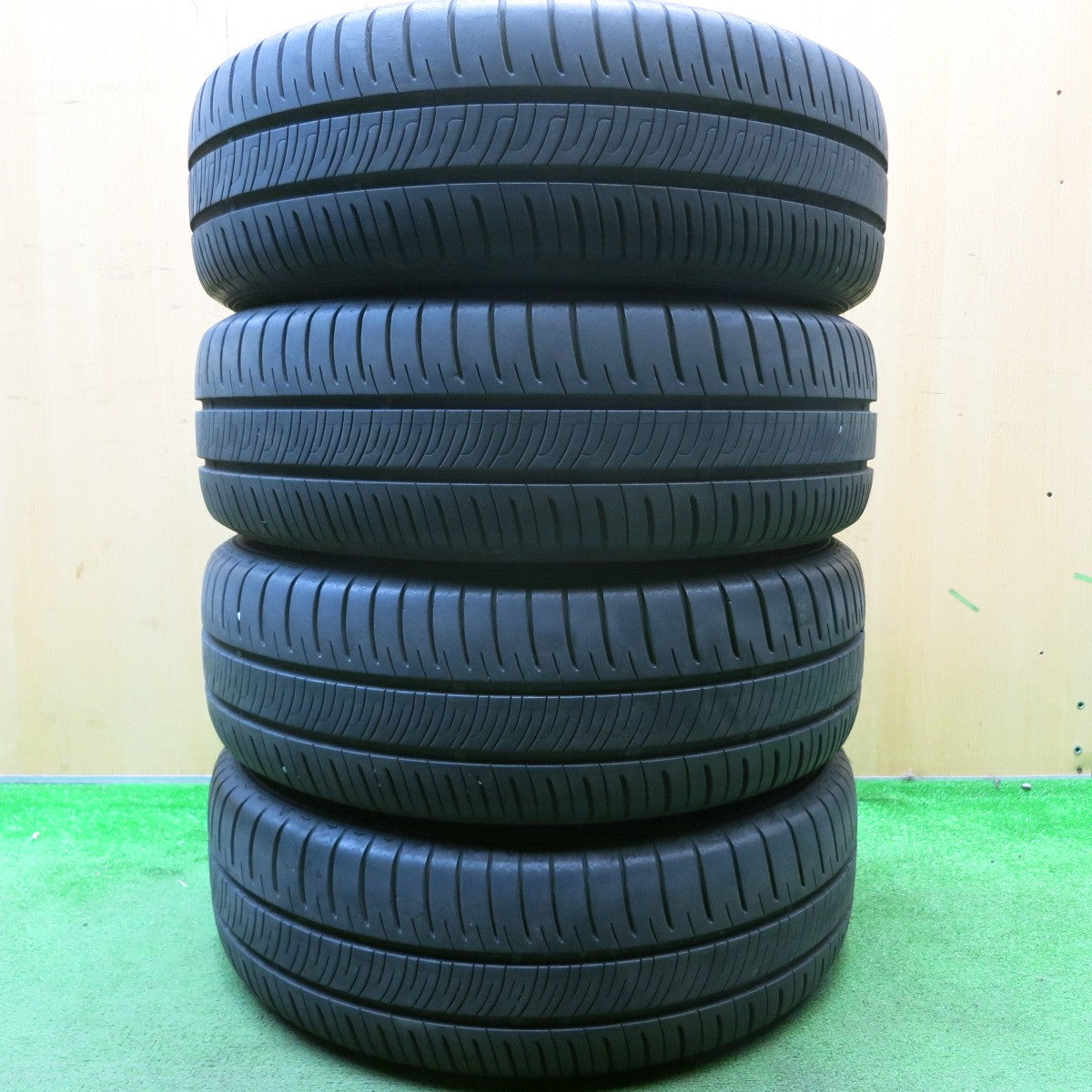 バリ溝!21年!9.5分★日産 C26 セレナ 純正 195/60R16 ダンロップ エナセーブ RV505 16インチ PCD114.3/5H★5042710HAノ