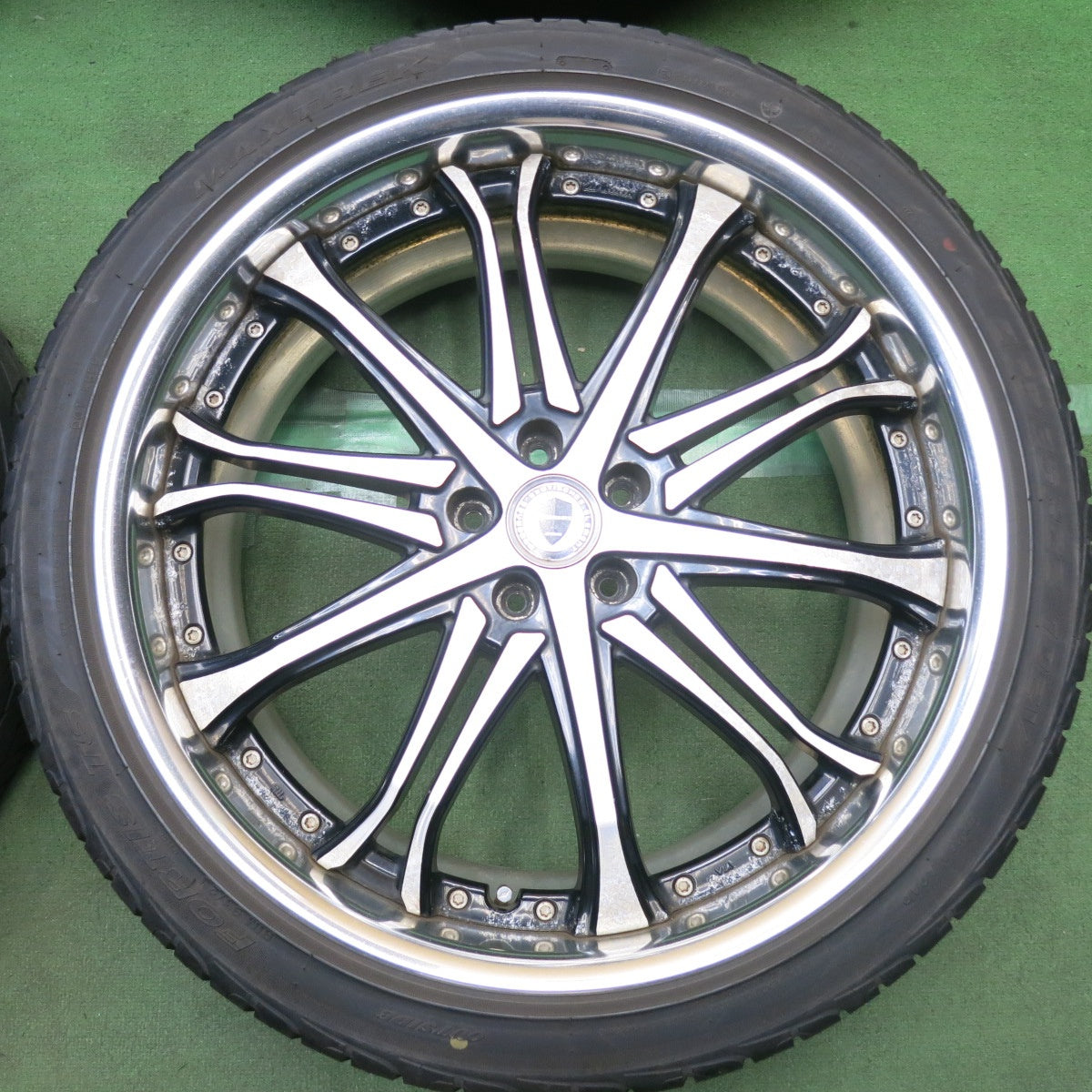 4本価格!23年◎WORK SCHWERT SC6 265/35R22 マックストレック FORTIS T5 ワーク シュバート シュヴァート 22インチ PCD114.3/5H◎6101003HAノ