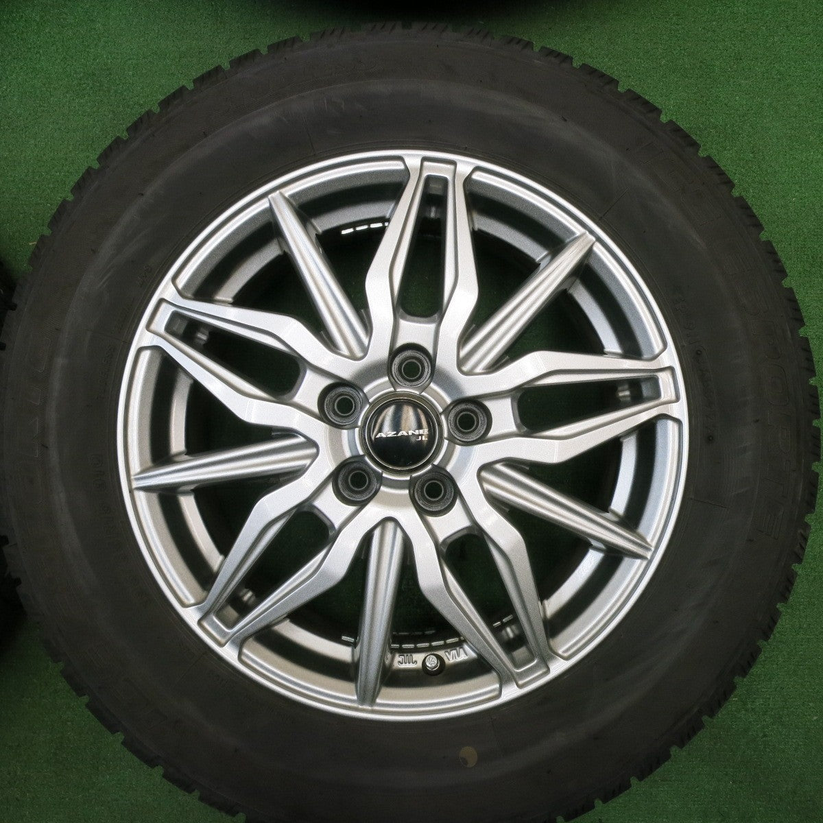 バリ溝!22年!キレイ!9分★スタッドレス 195/65R15 アイスエスポルテ AZANE JL アザーネ 15インチ PCD100/5H★5042204TNス