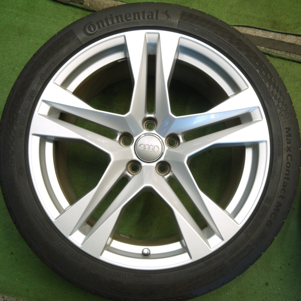 4本価格!23年◎アウディ A7 純正 255/40R19 コンチネンタル マックスコンタクト MC6 19インチ PCD112/5H◎6082503Hノ
