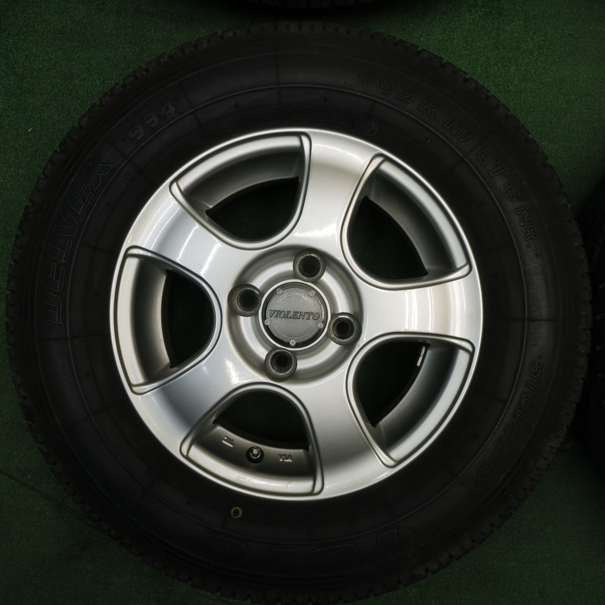 バリ溝!9.5分以上★スタッドレス 165R13 6PR トーヨー デルベックス 934 VIOLENTO ヴィオレント 13インチ PCD100/4H★5042003TNス