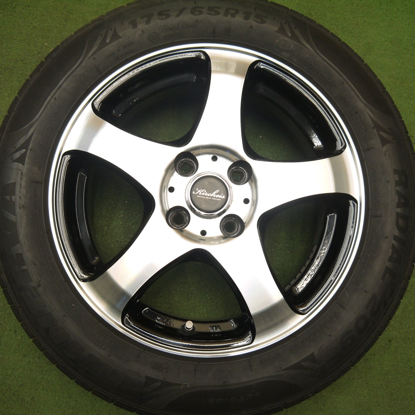 キレイ!21年★175/65R15 ミネルバ RADIAL 209 Kircheis キルヒアイス 15インチ PCD100/4H★5072804Hノ