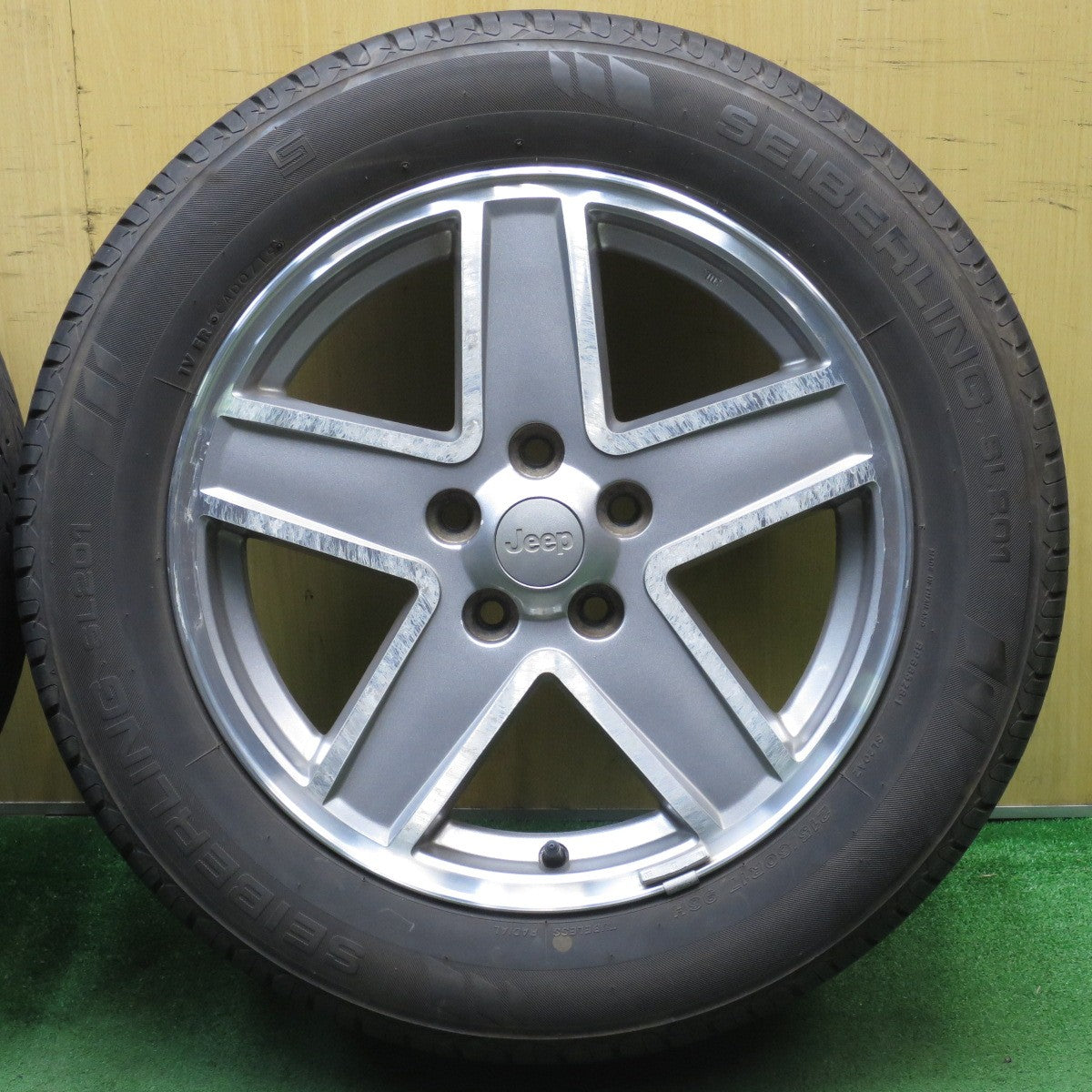 4本価格★JEEP ジープ パトリオット 純正 215/60R17 セイバーリング SL201 17インチ PCD114.3/5H★5052703NJノ