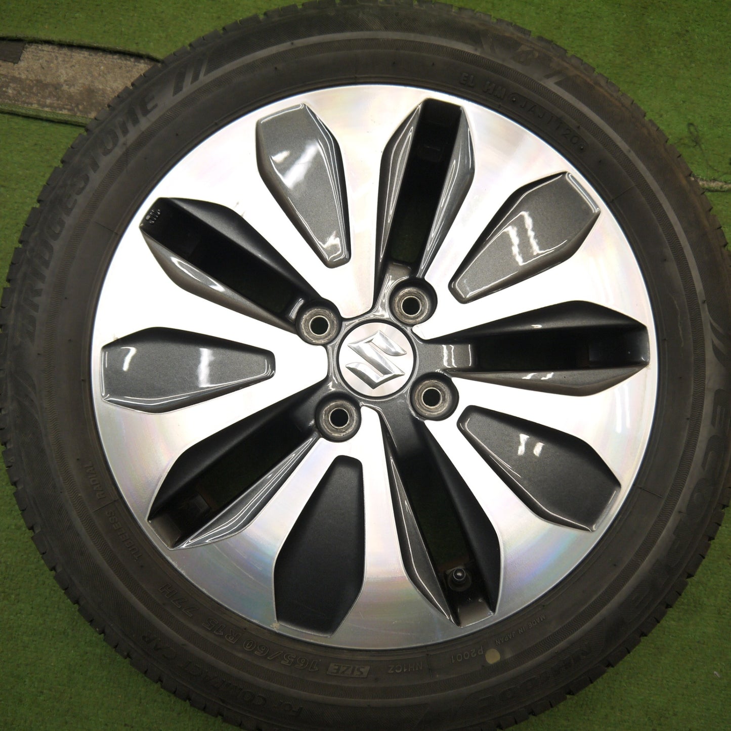 4本価格★スズキ ソリオ 純正 165/60R15 ブリヂストン エコピア NH100C 15インチ PCD100/4H★5063004Hノ
