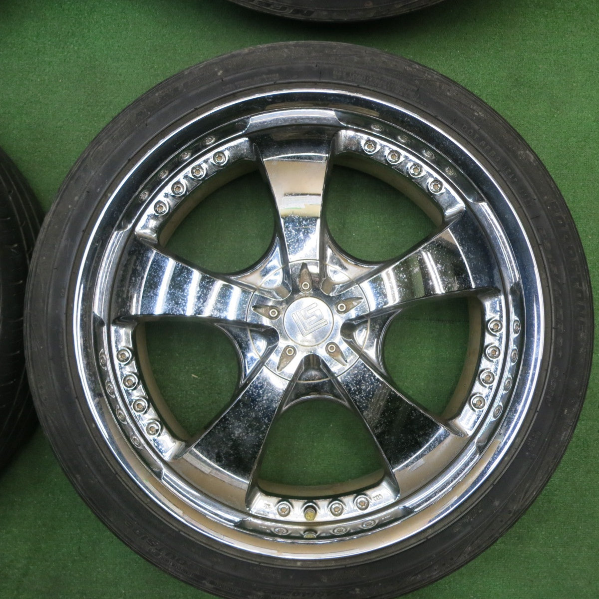4本価格★WORK LS105 245/40R20 ロードストーン N'FERA SU5 20インチ ワーク PCD114.3/5H★5041508TNノ