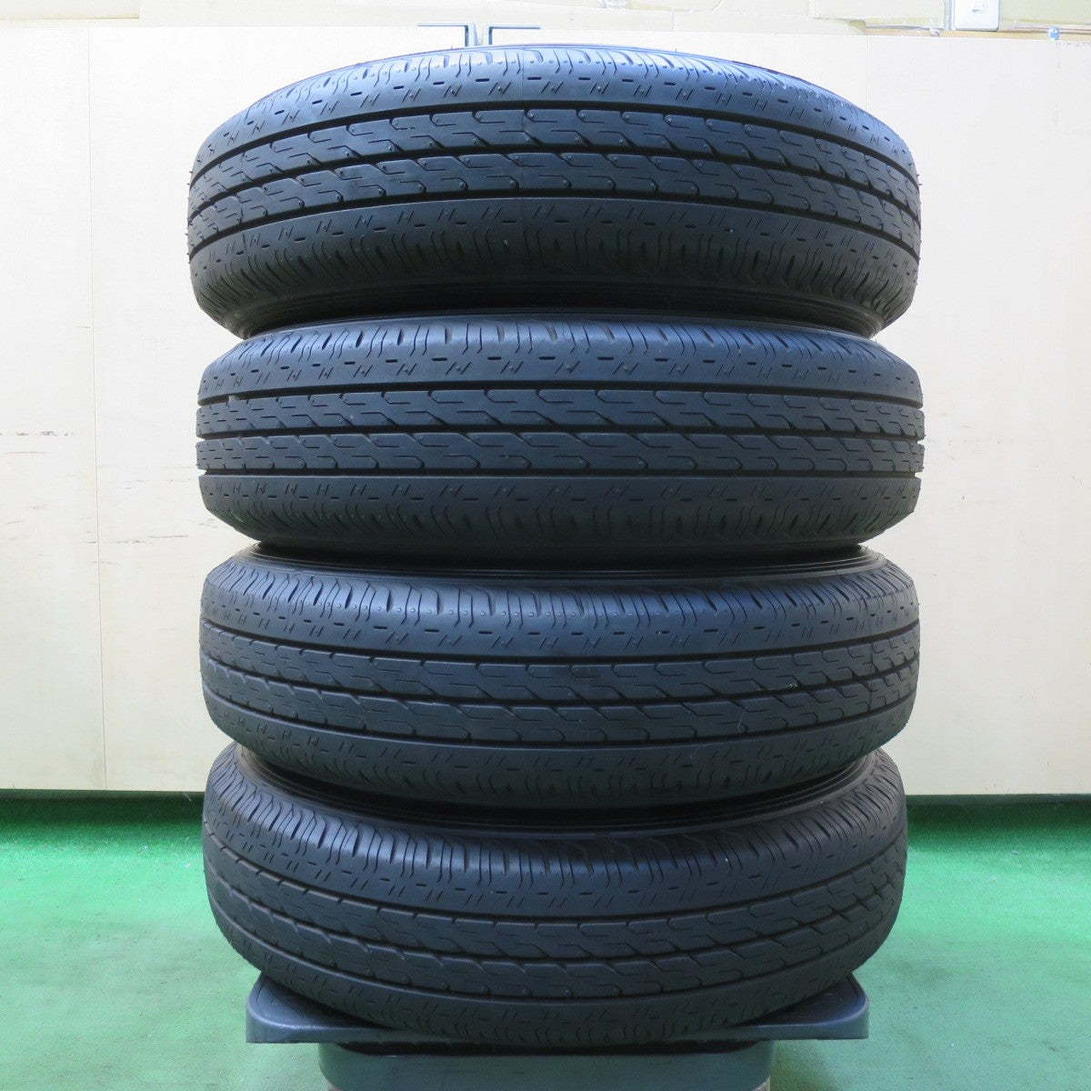 新車外し!23年★日産 NV200 バネット 純正 TOPY スチール 165/80R14 97/95N ブリヂストン エコピア R680 14インチ PCD114.3/4H★5071702イノ