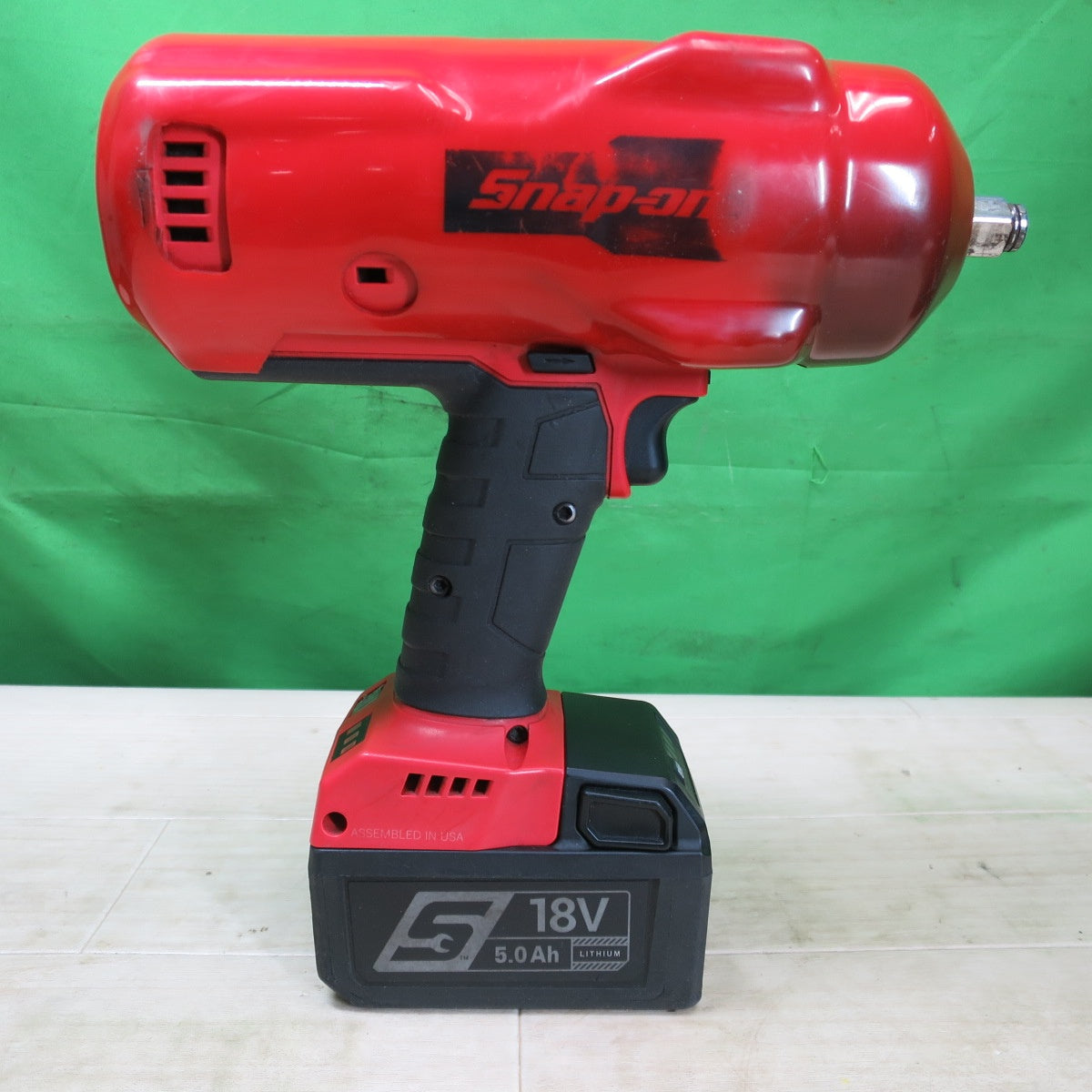 ☆Snap-on スナップオン 充電式 インパクトレンチ CT9080 電動 工具 コードレス 18V バッテリー CTB185 充電器 CTC131☆