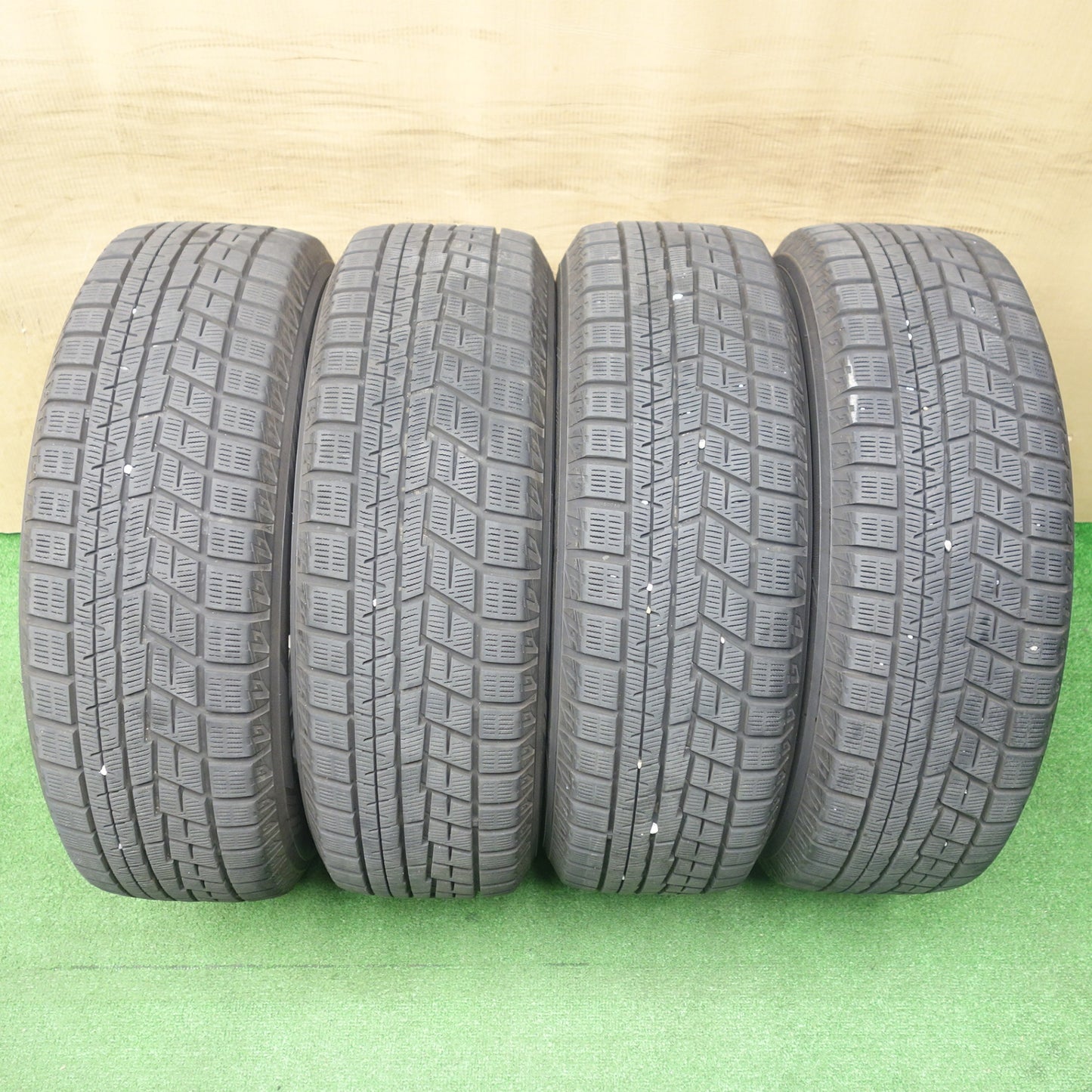 バリ溝!9分★スタッドレス 195/65R15 ヨコハマ アイスガード iG60 ESFORM 社外 アルミ 15インチ PCD114.3/5H★6021503KTス