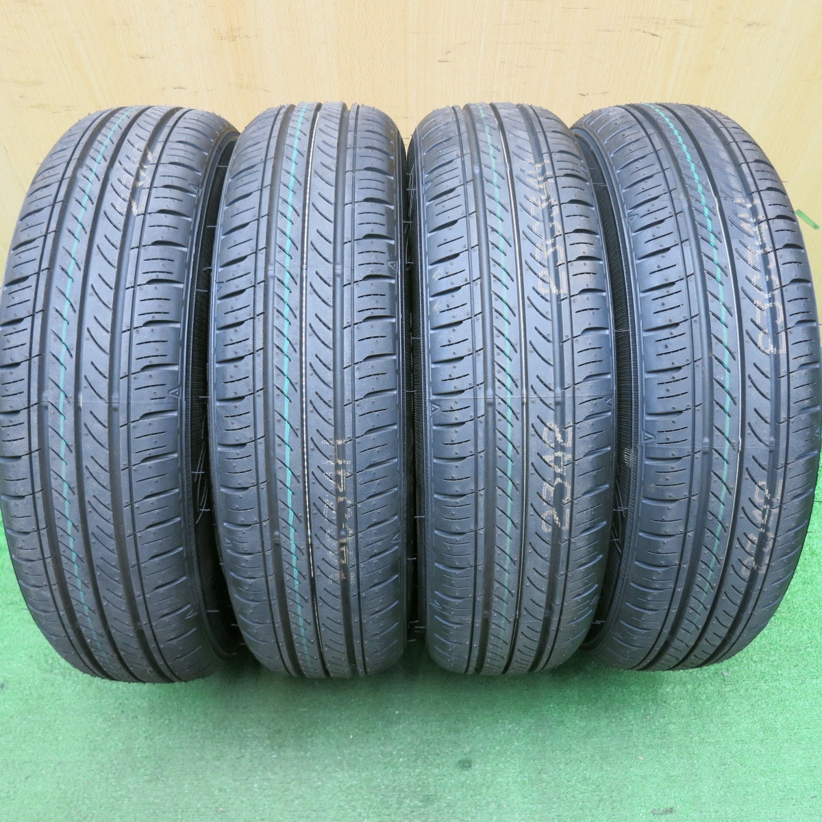 新車外し!25年★ホンダ N-BOX カスタム 純正 155/65R14 ダンロップ エナセーブ EC300 14インチ Nボックス PCD100/4H★5052303HAノ