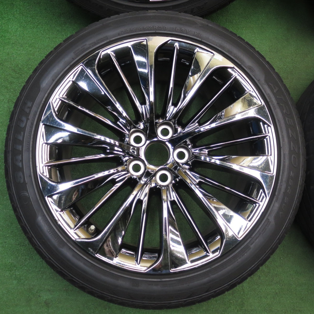 センサー付!21年★レクサス LS 純正 OP 245/45R20 サイルン ATREZZO ZSR SUV 20インチ PCD120/5H★5043003KKノ