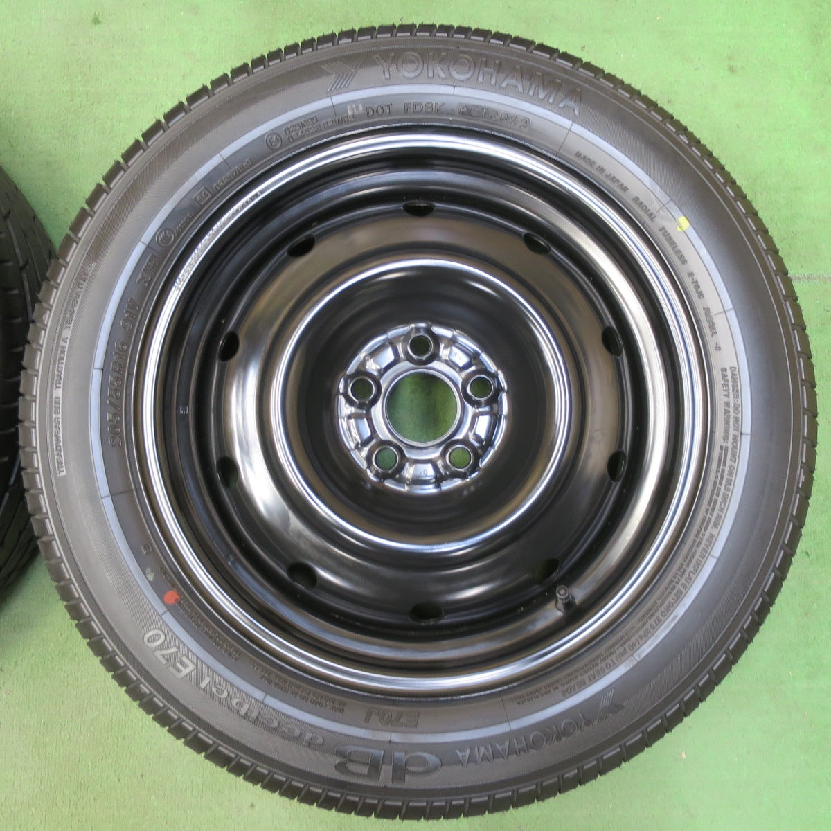 新車外し!22年★トヨタ GR86 ZN8 RC 純正 スチール 205/55R16 ヨコハマ dBデシベル E70 E70J 16インチ PCD100/5H★5072502イノ