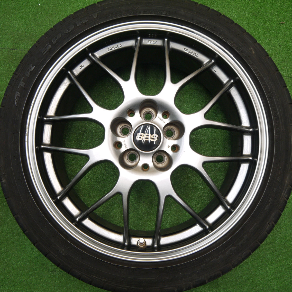 4本価格★プリウス インプレッサ 等 BBS RG-R RG747H 225/45R18 ATR SPORT ATR スポーツ 18インチ PCD100/5H★5103103Hノ