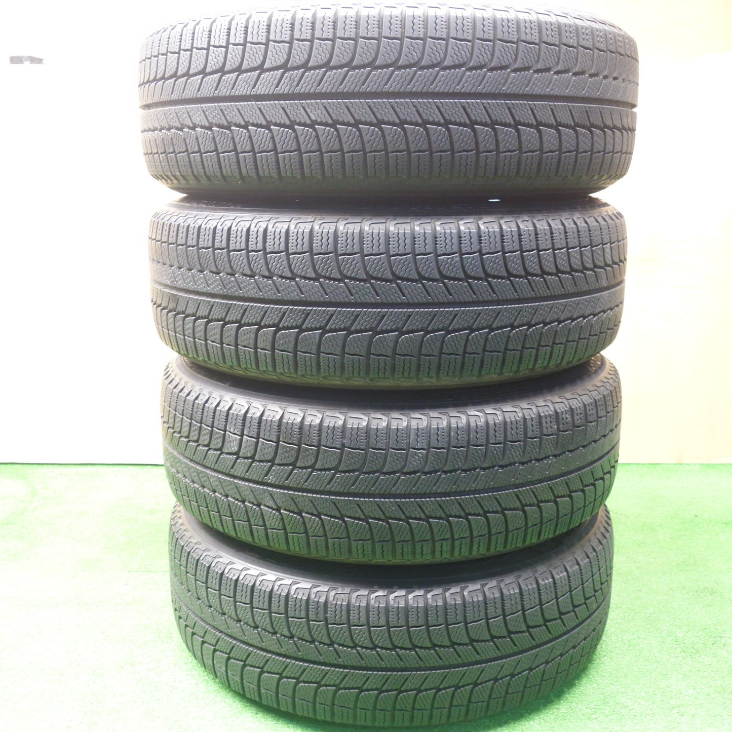 センサー付!バリ溝!9.5分★レクサス NX バージョンL 純正 225/60R18 スタッドレス ミシュラン X-ICE XI3 18インチ PCD114.3/5H★5122801KTス