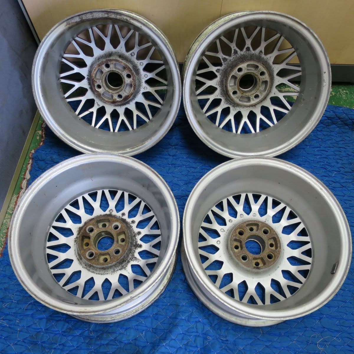 超希少 ゴルフ2等★BBS ホイール 西ドイツ製 15インチ 15×6J 15×7J PCD100/4H★5101001シホ