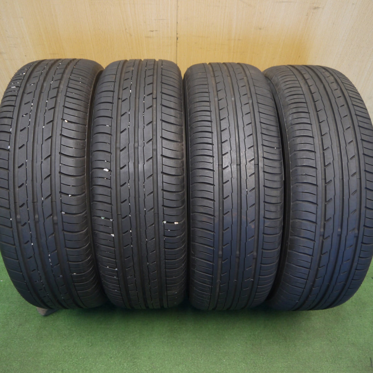 4本価格!25年◎日産 ML21S ルークス スズキ パレット 純正 165/55R14 ヨコハマ BluEarth-ES ES32 14インチ PCD100/4H◎6082403Hノ