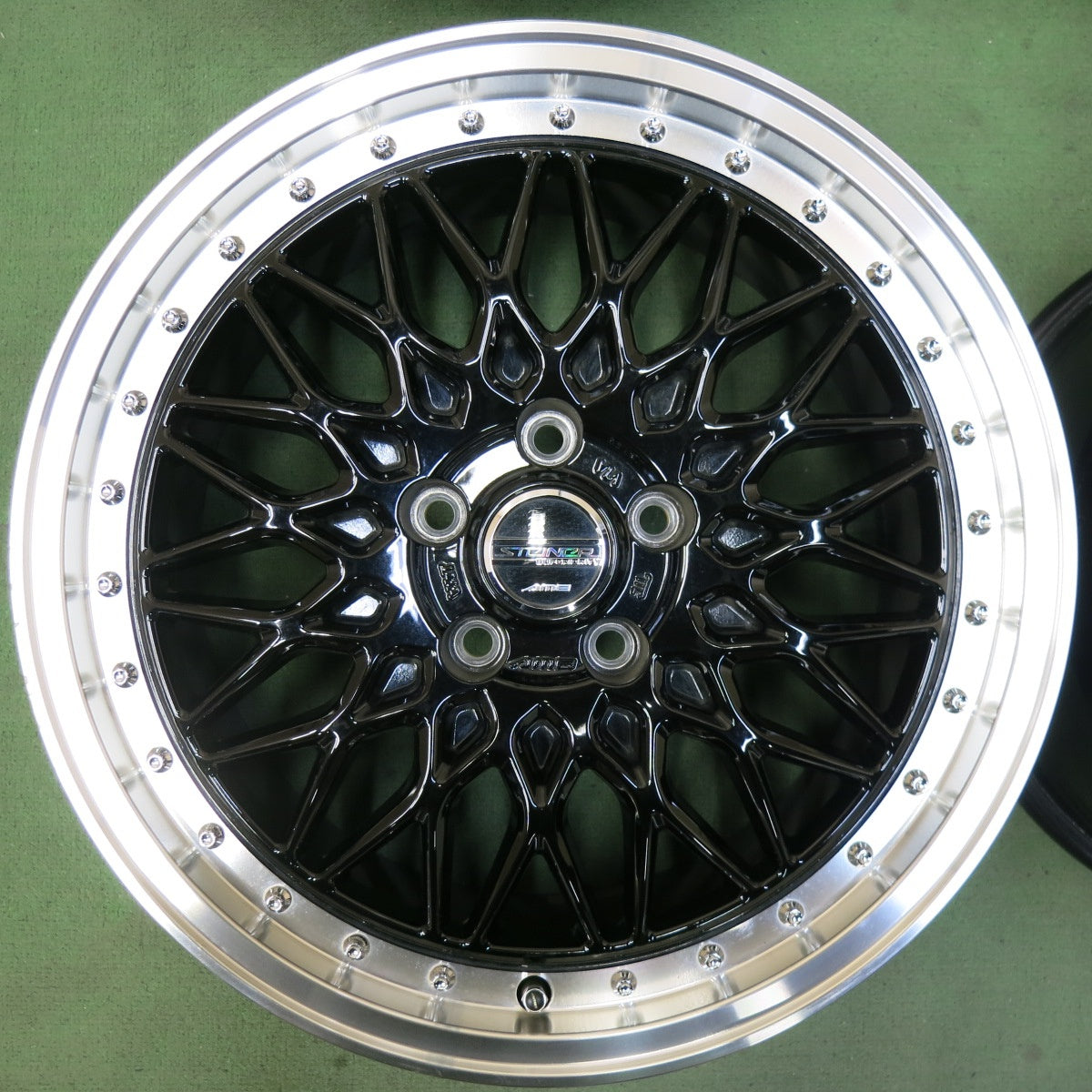 キレイ★STEINER AME 18インチ ホイール 18×7.5J シュタイナー PCD114.3/5H★5072307SYホ