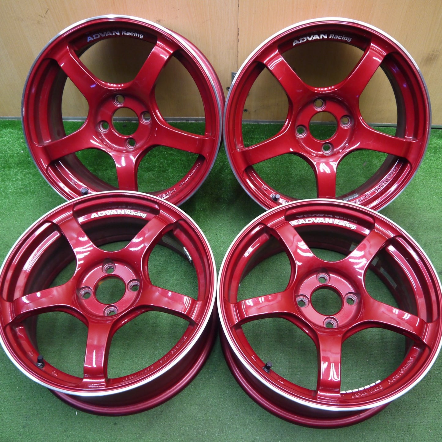 キレイ★ADVAN Racing TC-4 アドバン レーシング 16インチ ホイール 16×6.5J PCD100/4H★5051905Hホ