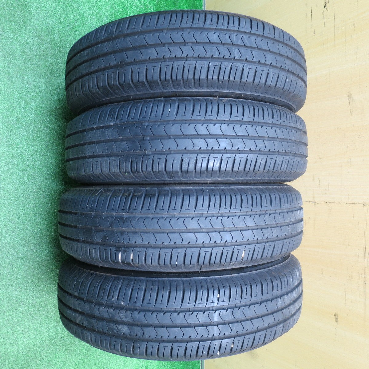 4本価格!21年★165/70R14 ブリヂストン エコピア NH100C スチール ホイール 14インチ PCD100/4H★5110304NJノ