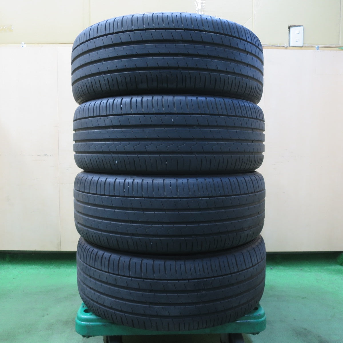 バリ溝!23年!9.5分★ホンダ オデッセイ 後期 RC1 RC2 アブソルート 純正 225/45R18 ファルケン ジークス ZE310R ECORUN 18インチ PCD114.3/5H★5050403IMノ