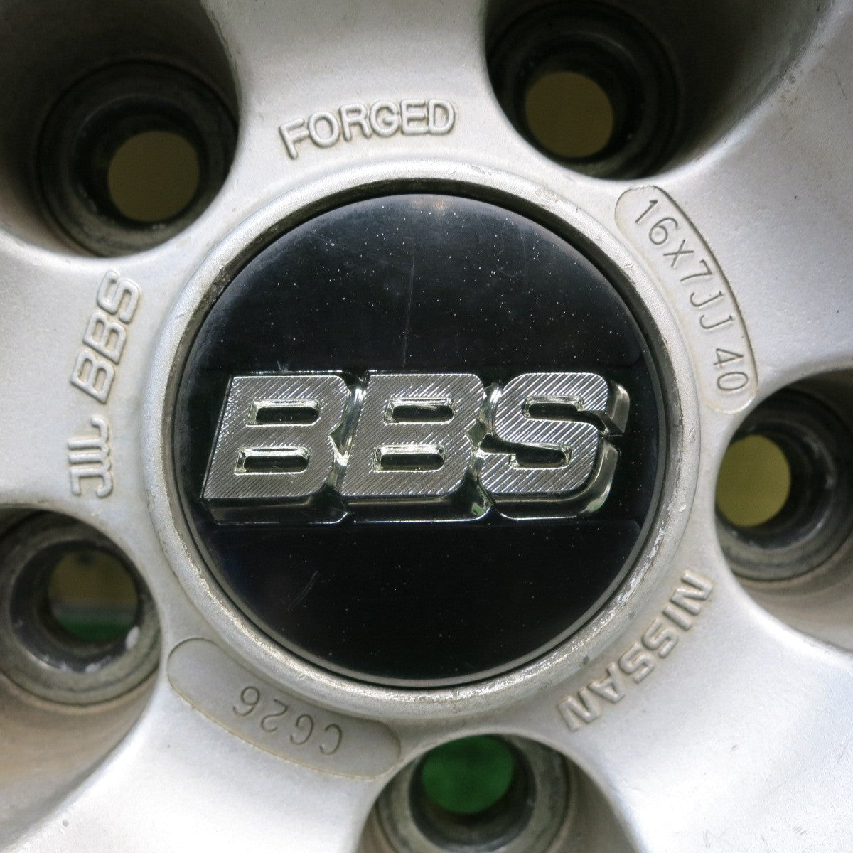 バリ溝!21年!9.5分★日産 スカイライン 等 純正 BBS CG26 205/55R16 ブリヂストン ポテンザ RE004 16インチ PCD114.3/5H★5052501HAノ