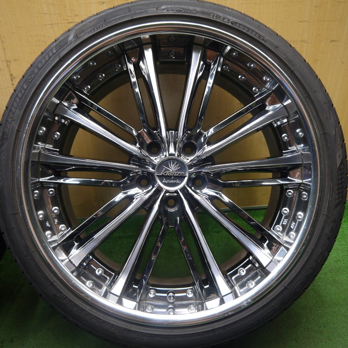 4本価格★kranze Acuerdo 245/35R20 ブリヂストン レグノ GRV2 クレンツェ アクエルド 20インチ PCD114.3/5H★5073005Hノ