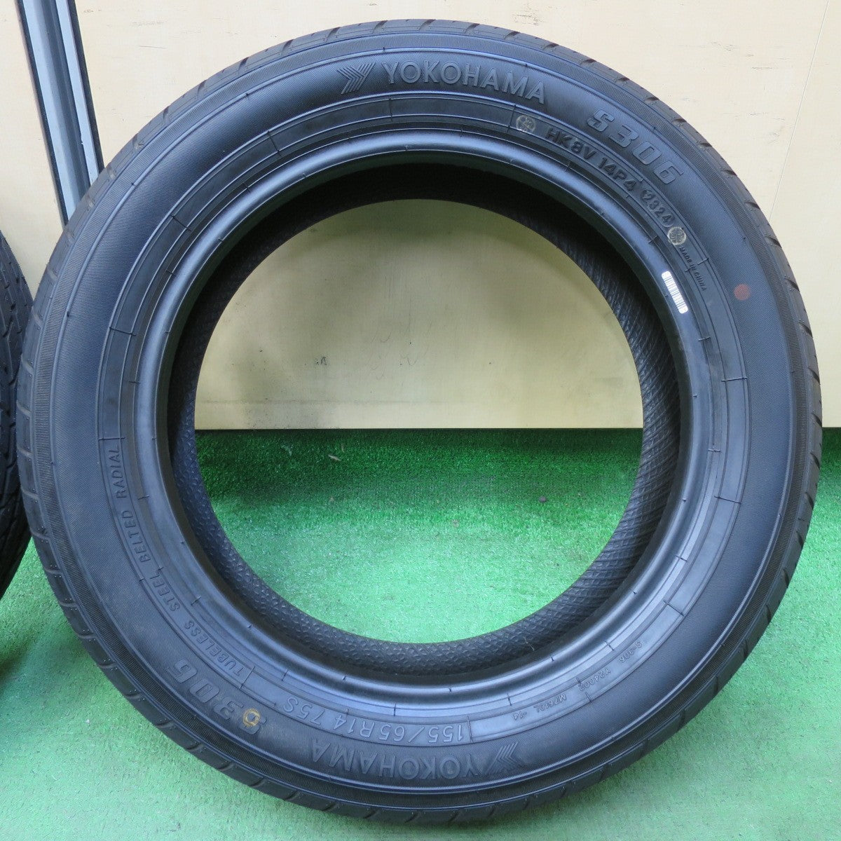 未使用!24年★155/65R14 ヨコハマ S306 タイヤ 14インチ スペーシア タント N-BOX ワゴンR 等★5071001イノタ