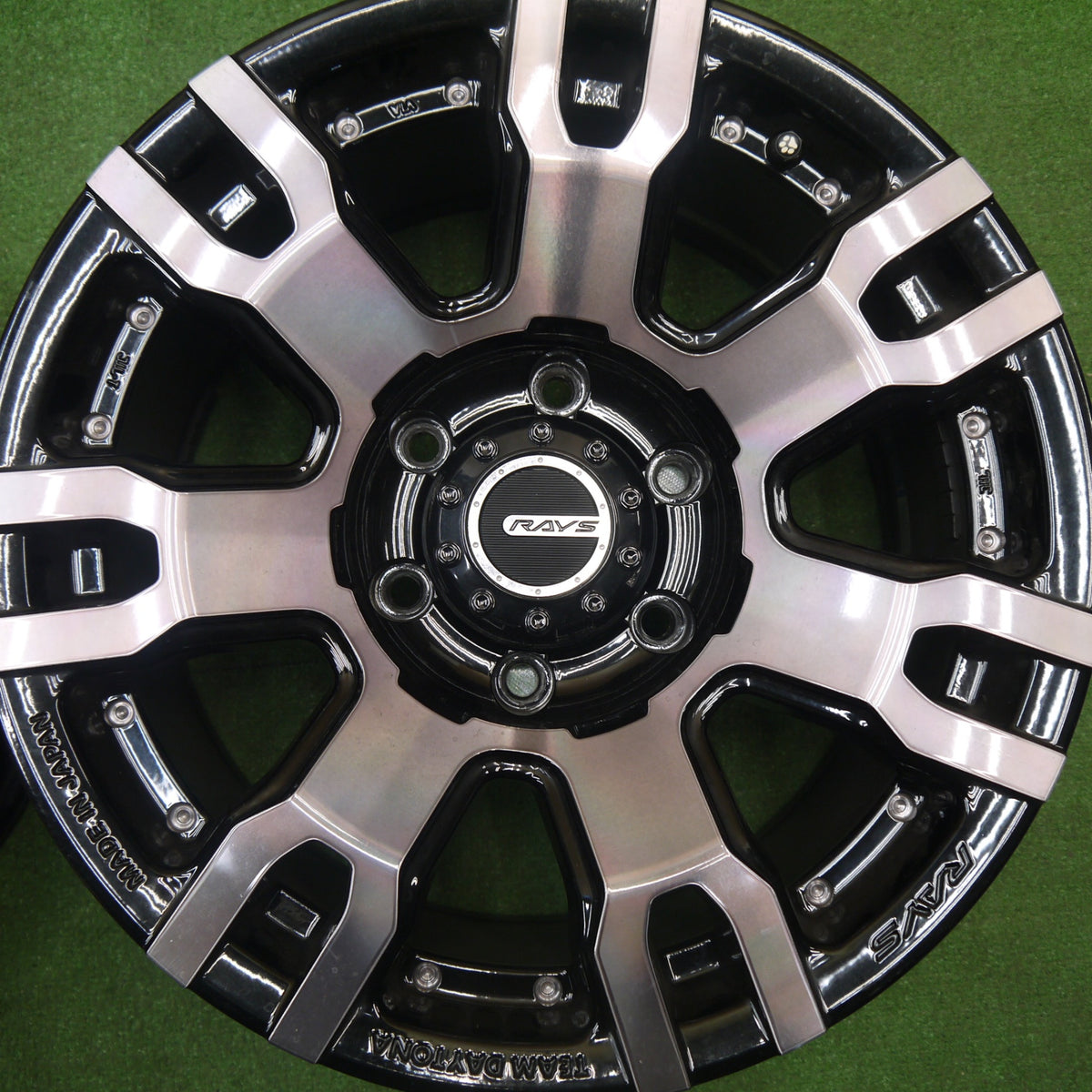 キレイ★RAYS DAYTONA FDX-F7S 17インチ ホイール レイズ デイトナ 17×8J PCD139.7/6H★6010608Hホ