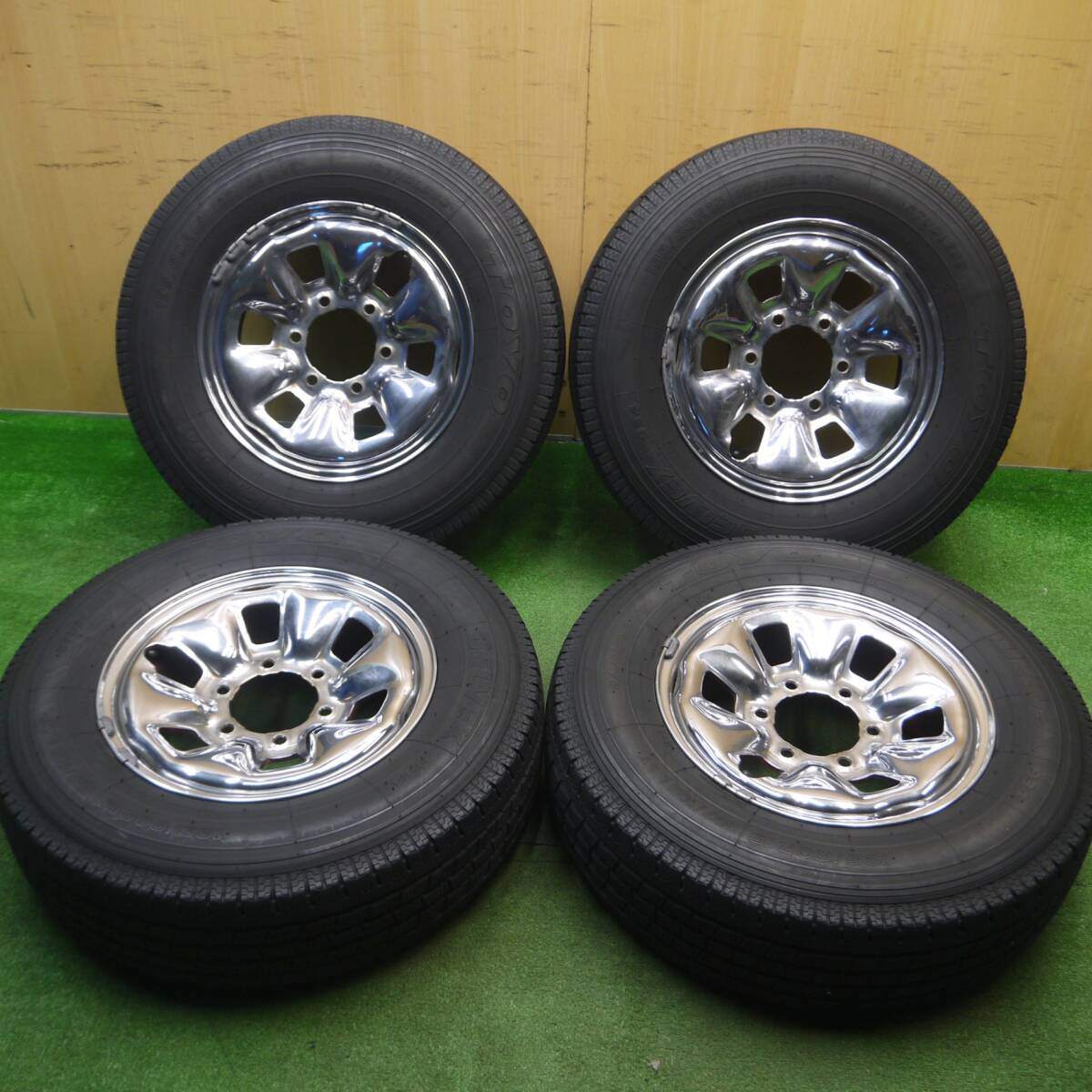 スタッドレスタイヤ 15インチ 4本セット 引取限定】スタッドレス195/80R15 15インチ
