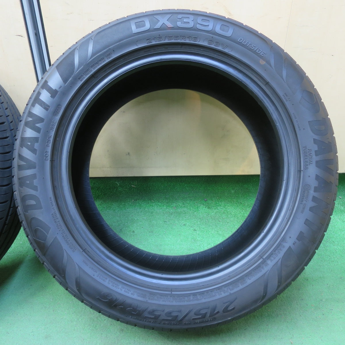 超バリ溝!23年!ほぼ10分★215/55R16 ダヴァンティ DX390 タイヤ 16インチ クラウン インサイト レジェンド シビック 等★5072201イノタ