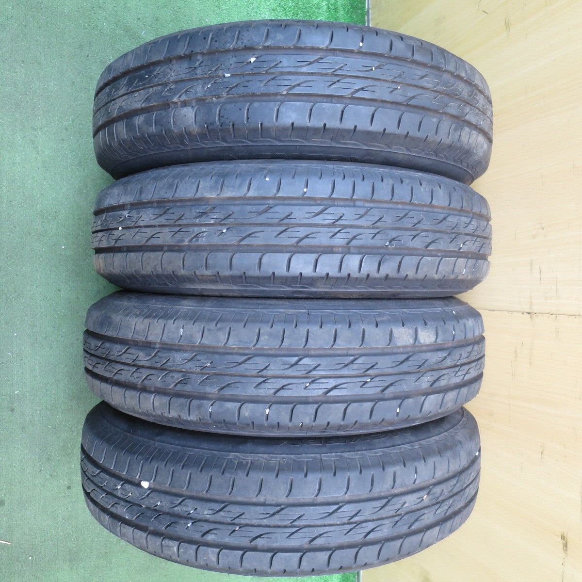 4本価格!22年★145/80R13 ブリヂストン ネクストリー エコピア Euro-Stream MiD マルカ 13インチ PCD100/4H★5092605NJノ