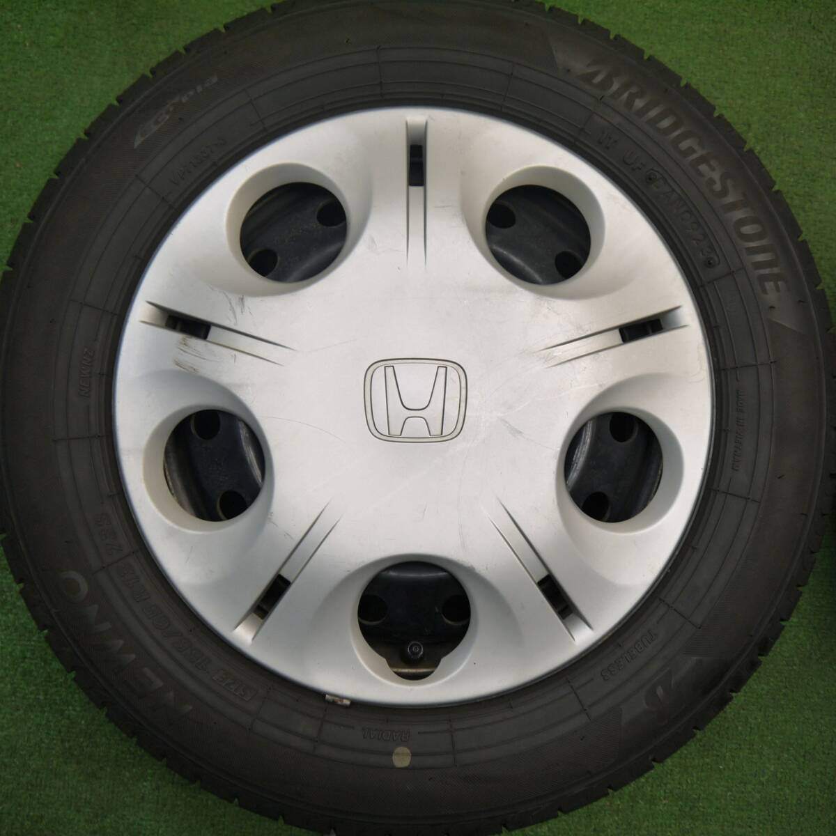 4本価格!23年★ホンダ ライフ 純正 スチール 155/65R13 ブリヂストン NEWNO ニューノ 13インチ PCD100/4H★5031709Hノ