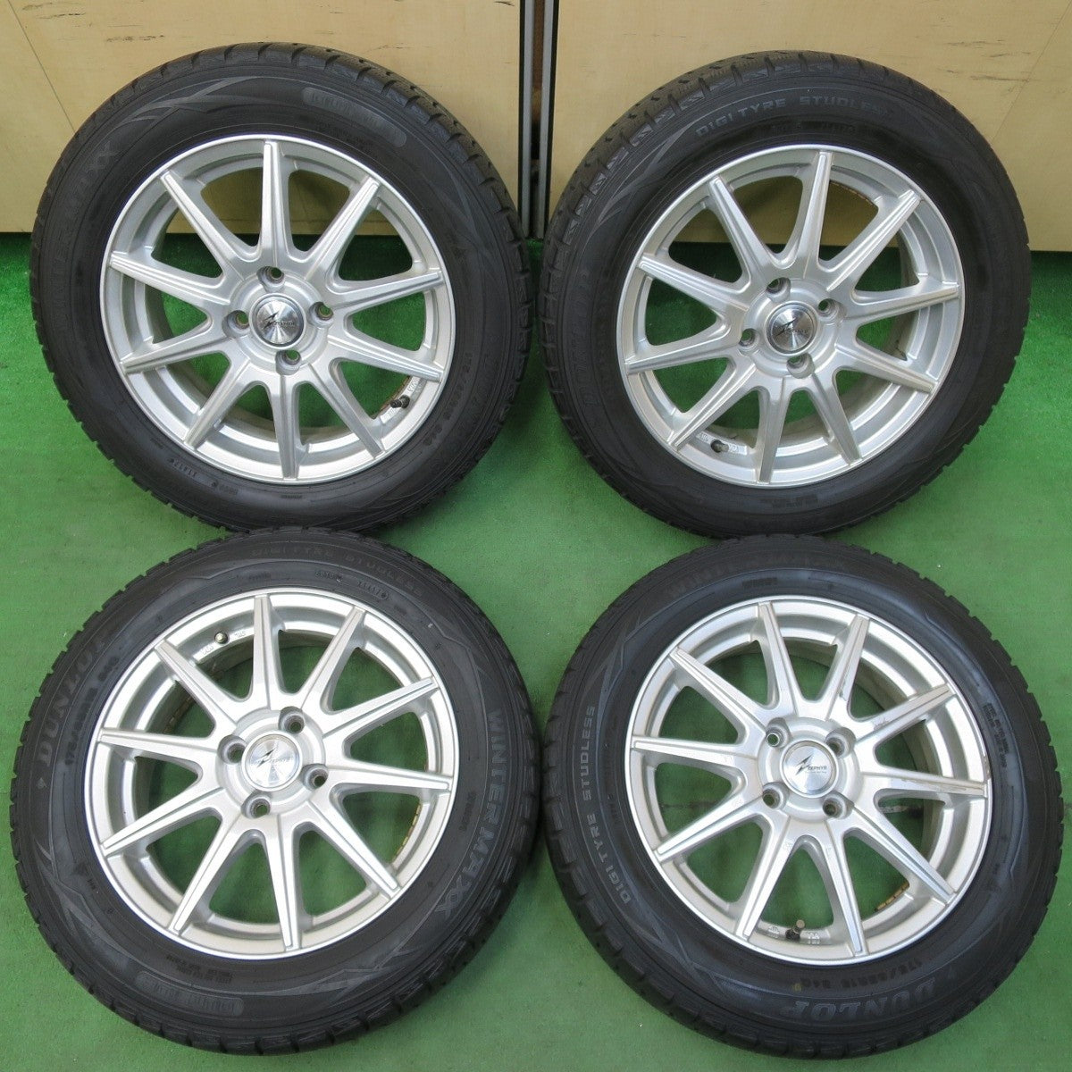 4本価格★スタッドレス 175/65R15 ダンロップ ウインターマックス WM01 ZEPHYR ゼファー 15インチ PCD100/4H★4120502イス