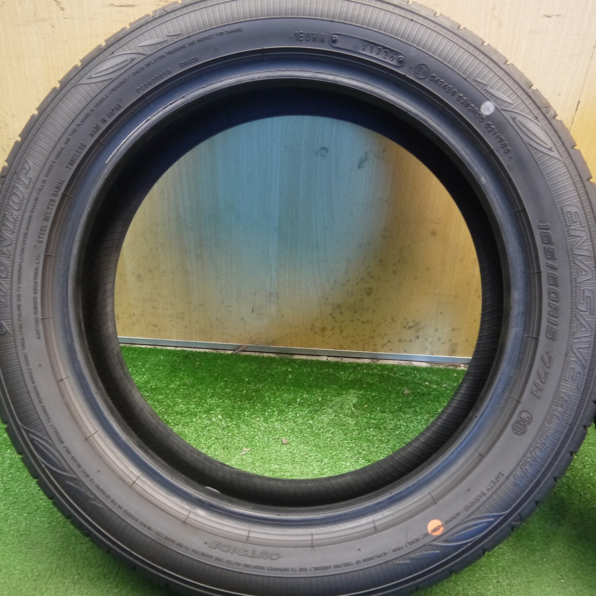 新車外し!26年◎165/60R15 ダンロップ エナセーブ EC300+ タイヤ 15インチ デリカミニ ハスラー ソリオ ピクシス キャスト 等◎6100704Hノタ
