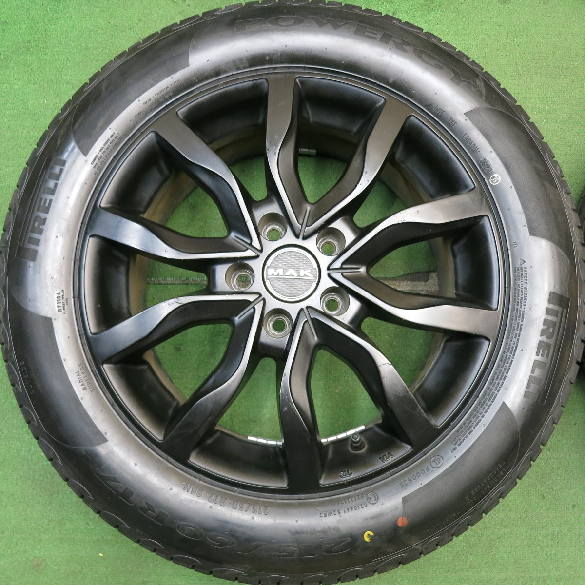 タイヤ未使用!24年★MAK KOLN 215/60R17 ピレリ POWERGY マック ケルン パワジー 17インチ PCD114.3/5H★5053109HAノ